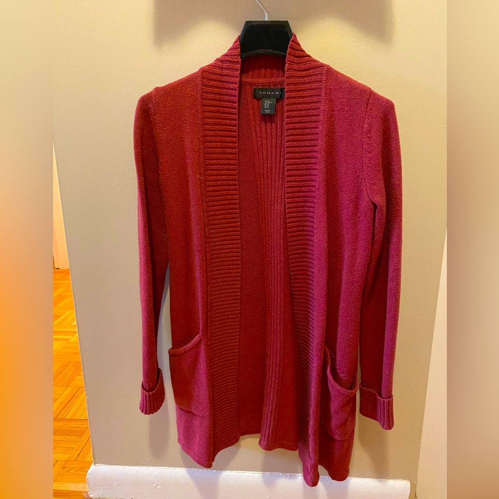 Coral Tajari Cardigan. Size XS.